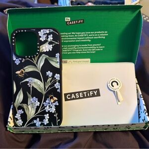 CASETIFY IPhone 16 Pro Max MagSafe Case- Forget Me Not Matte Black
